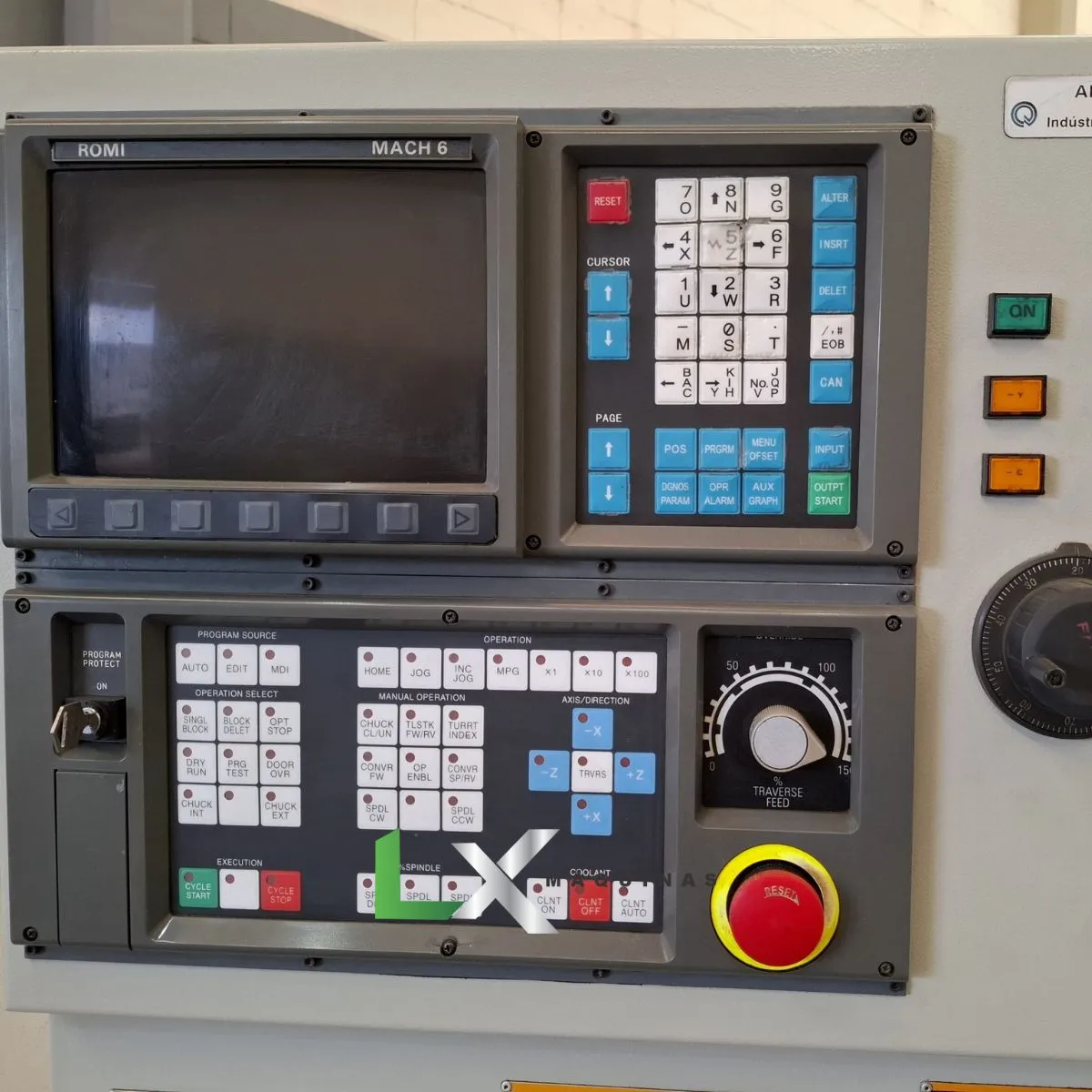 TORNO CNC ROMI-MAZAK COSMOS 20SM – LX Maquinas