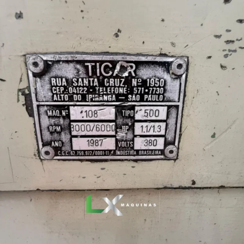 AFIADORA UNIVERSAL DE FERRAMENTAS TICAR 500 EM ÓTIMAS CONDIÇÕES (5)