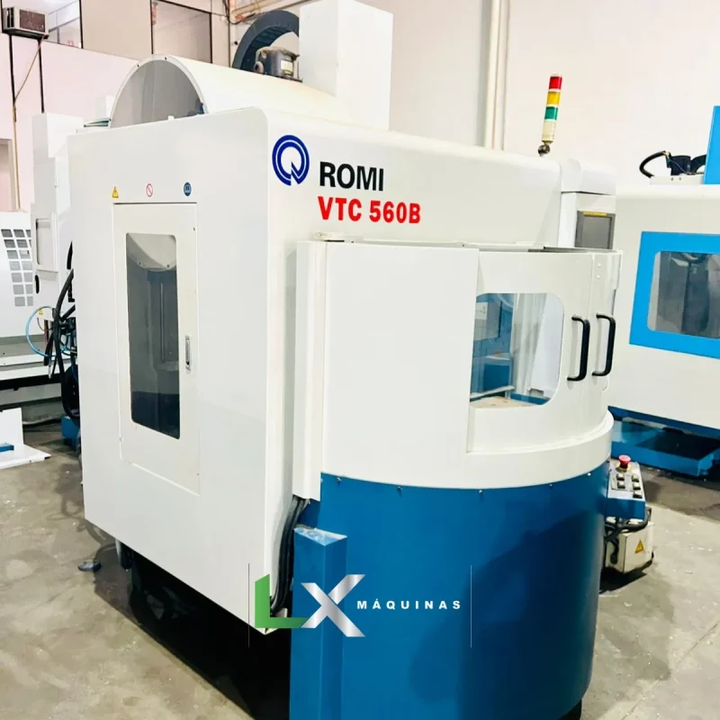 CENTRO DE FURAÇÃO E ROSQUEAMENTO ROMI VTC 560B DUPLO PALLET - FANUC - 2009 (1)