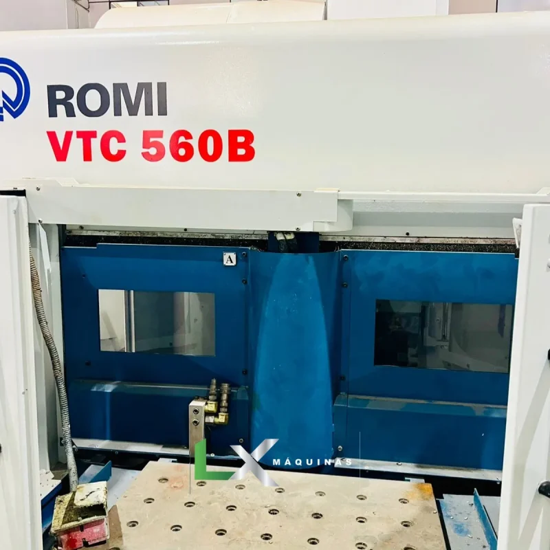 CENTRO DE FURAÇÃO E ROSQUEAMENTO ROMI VTC 560B DUPLO PALLET - FANUC - 2009 (6)