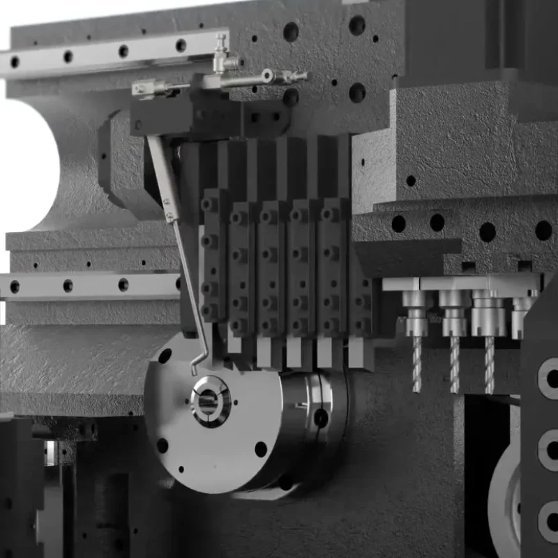 CENTRO DE TORNEAMENTO DE CABEÇOTE MÓVEL TAIKAN ST206 (2)