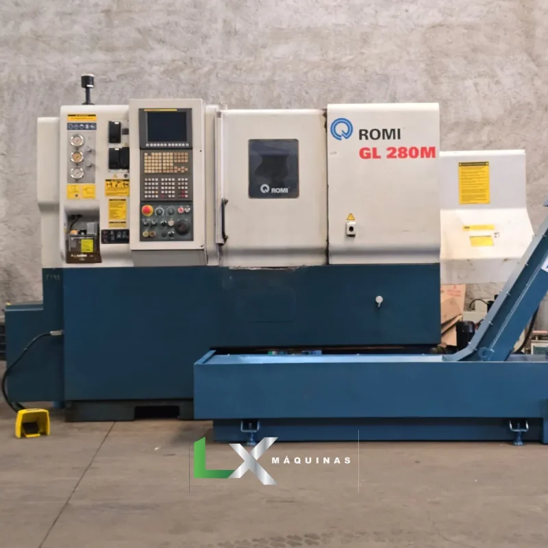 CENTRO DE TORNEAMENTO ROMI G280M - FANUC -2010 (11)