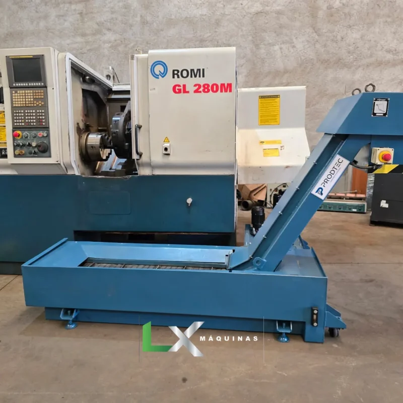 CENTRO DE TORNEAMENTO ROMI G280M - FANUC -2010 (13)