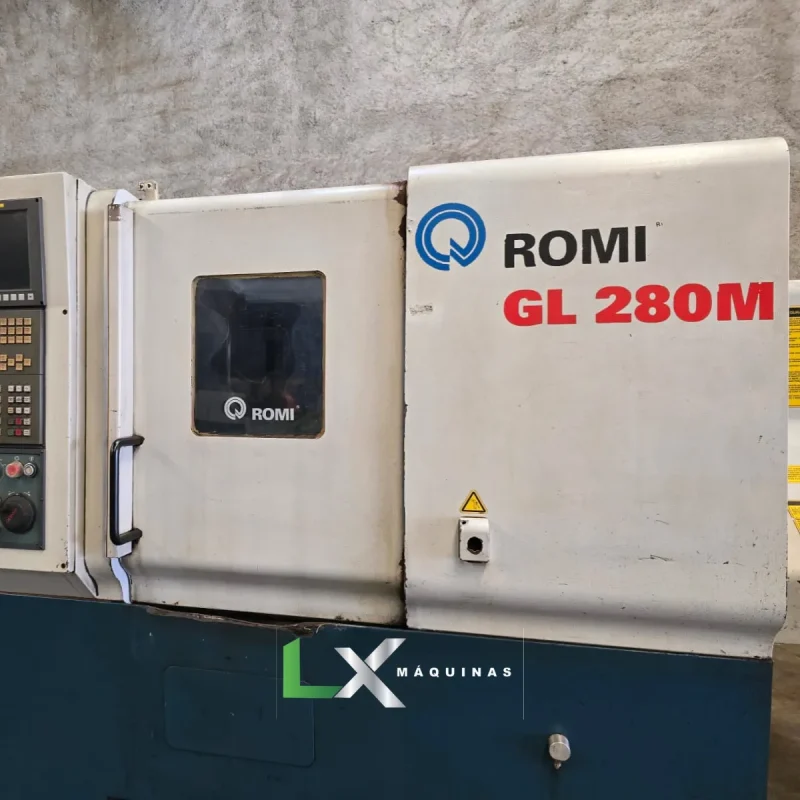 CENTRO DE TORNEAMENTO ROMI G280M - FANUC -2010 (8)