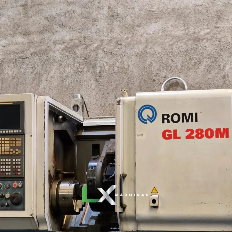 CENTRO DE TORNEAMENTO ROMI G280M - FANUC -2010 (9)