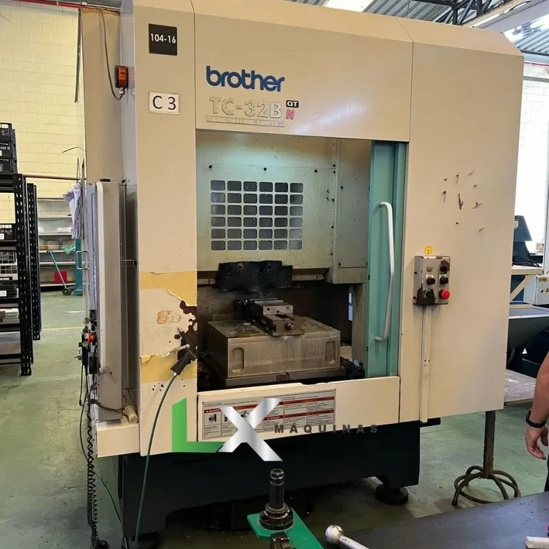 CENTRO DE USINAGEM DUPLO PALLET BROTHER TC32BN QT – 2008 – LX Maquinas