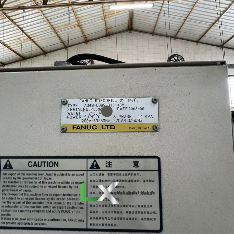 CENTRO DE USINAGEM E FURAÇÃO FANUC ROBODRILL T14iFL - FANUC - COM 4 EIXOS (6)