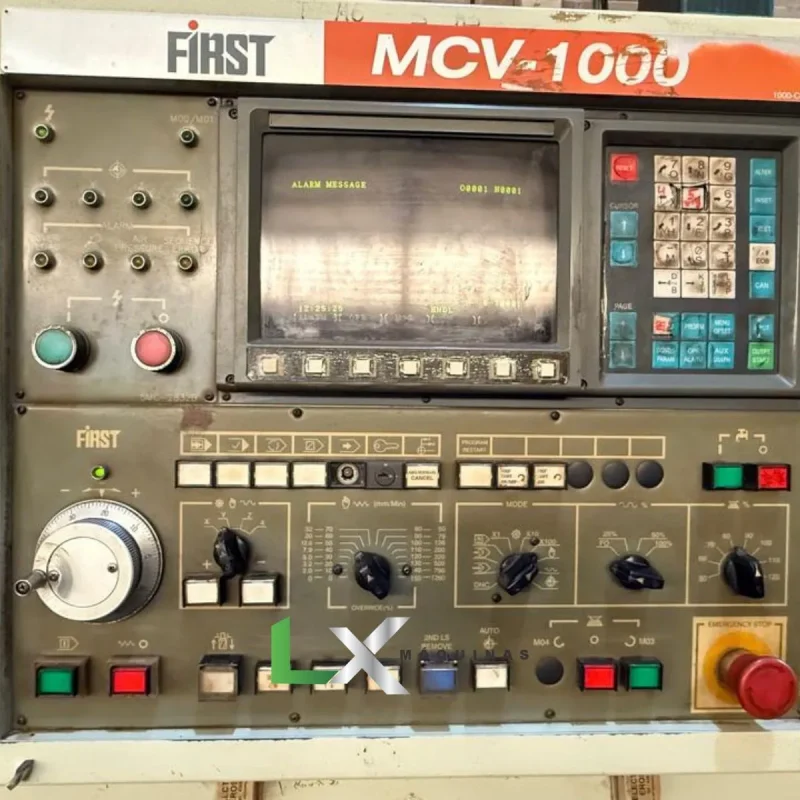 CENTRO DE USINAGEM FIRST MCV1000 FANUC - 1020 X 510 X 510MM - ANO 2000 (2)