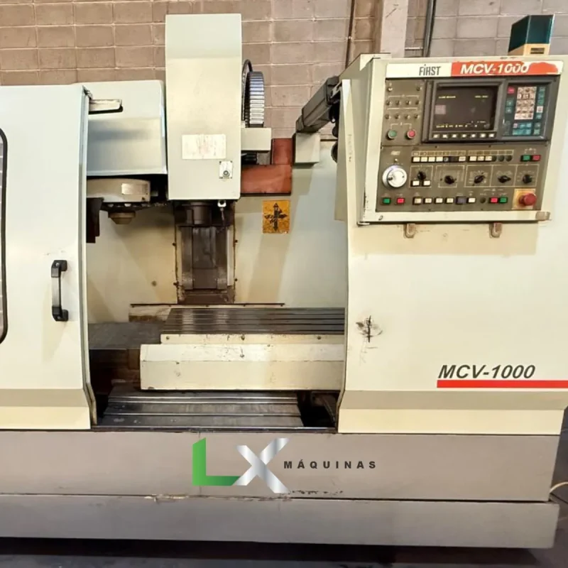 CENTRO DE USINAGEM FIRST MCV1000 FANUC - 1020 X 510 X 510MM - ANO 2000 (3)