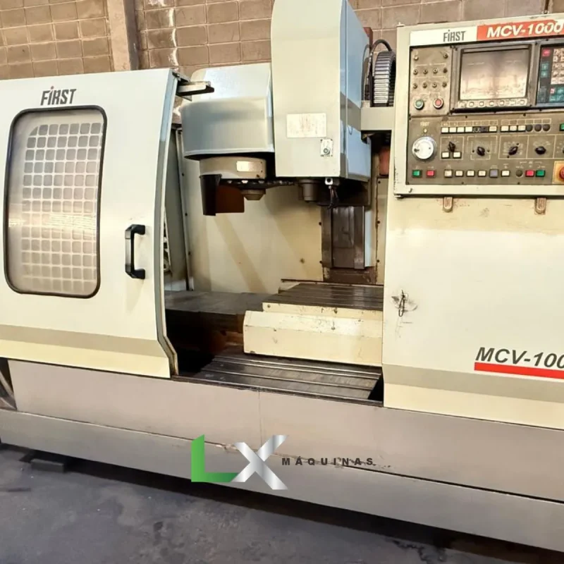 CENTRO DE USINAGEM FIRST MCV1000 FANUC - 1020 X 510 X 510MM - ANO 2000 (5)