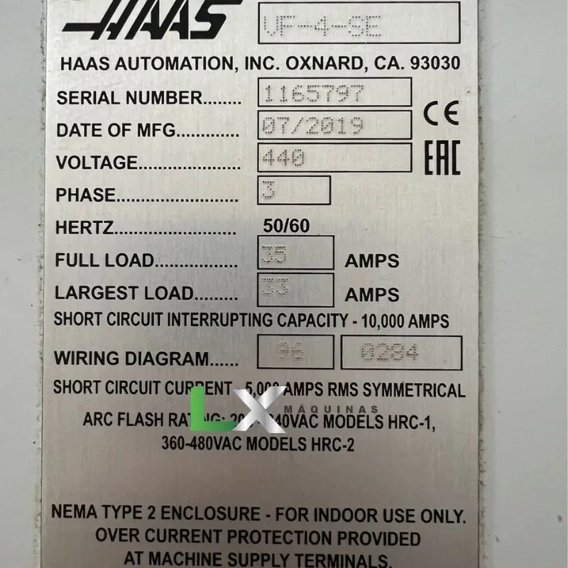 CENTRO DE USINAGEM HAAS VF-4 SE ANO 2019 (3)