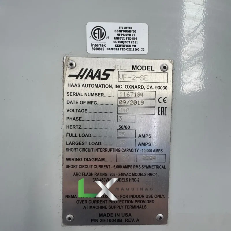 CENTRO DE USINAGEM HASS FV-2 SE - ANO 2019 (1)