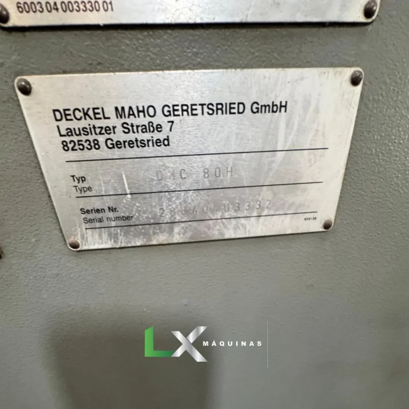 CENTRO DE USINAGEM HORIZONTAL DECKEL MAHO DMC80H - SIEMENS - 2000 (7)