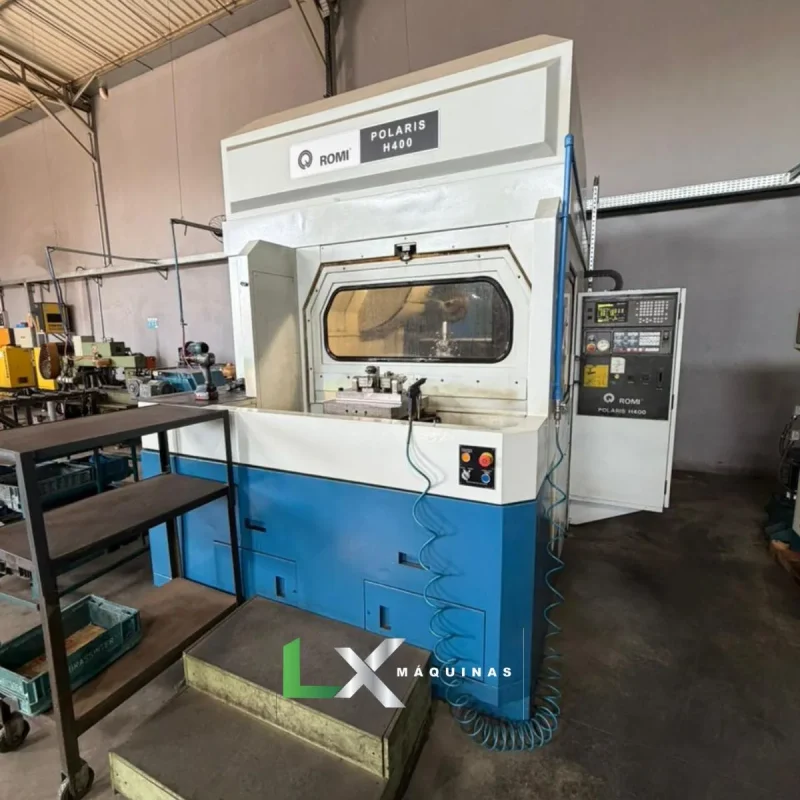 CENTRO DE USINAGEM HORIZONTAL ROMI POLARIS H400 – DUPLO PALLET – FANUC (MACH 10) (2