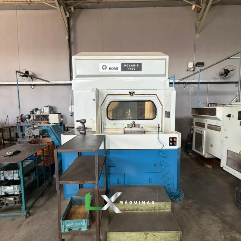 CENTRO DE USINAGEM HORIZONTAL ROMI POLARIS H400 – DUPLO PALLET – FANUC (MACH 10) (3