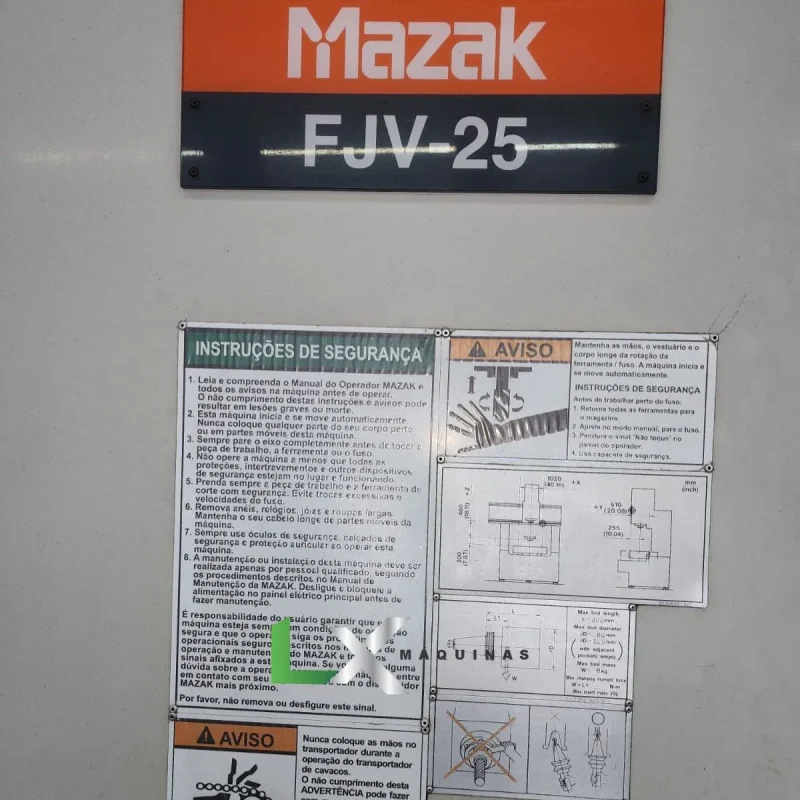 CENTRO DE USINAGEM MAZAK FJV 25 - COM 4 EIXO (10)_11zon