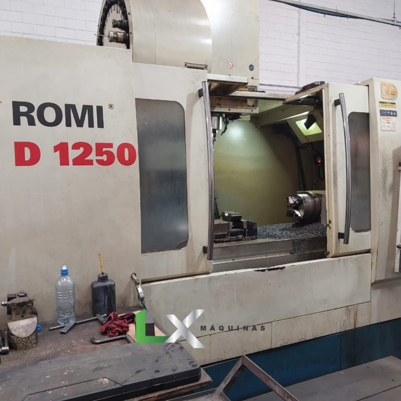 CENTRO DE USINAGEM ROMI 1250 COM 4 EIXO FANUC - 2009 (5)