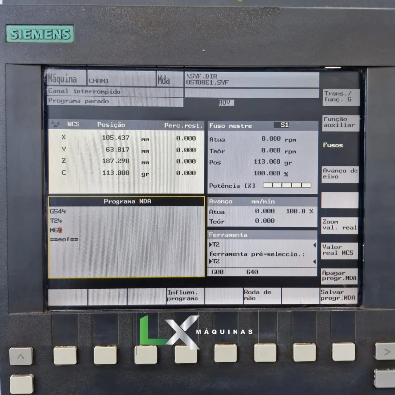 CENTRO DE USINAGEM ROMI BRIDGEPORT D760 - SIEMENS - 2002 (8)