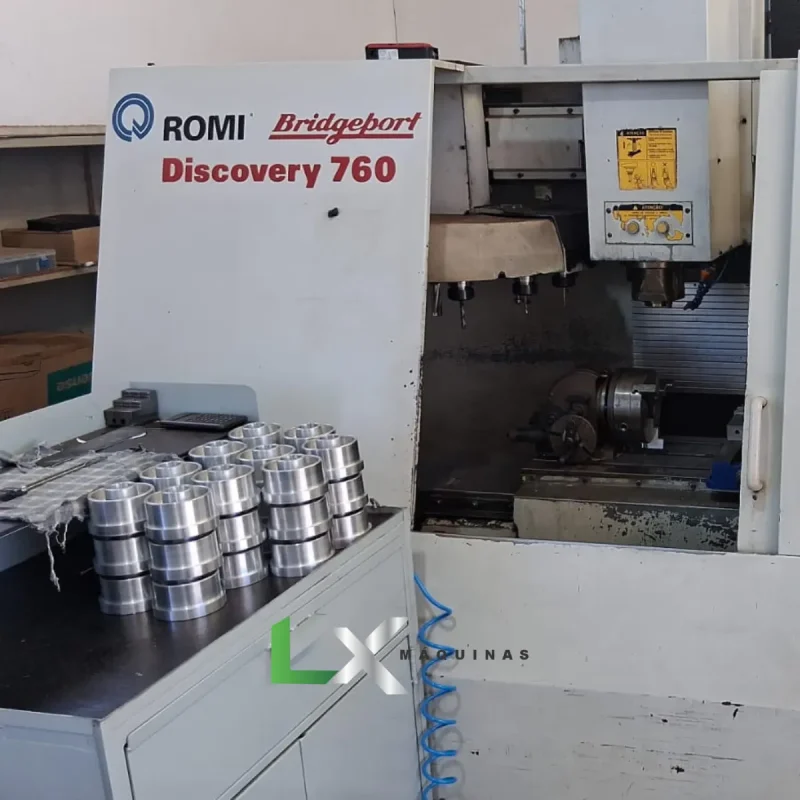 CENTRO DE USINAGEM ROMI BRIDGEPORT D760 – SIEMENS – ANO 2001 (2)