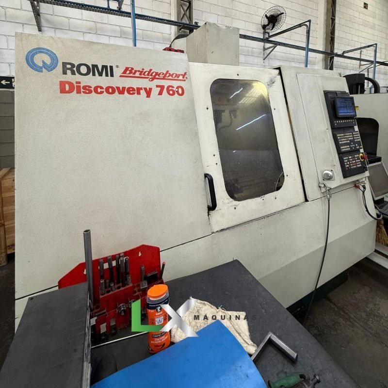 CENTRO DE USINAGEM ROMI BRIDGEPORT D760 – SIEMENS – ANO 2001 (3)