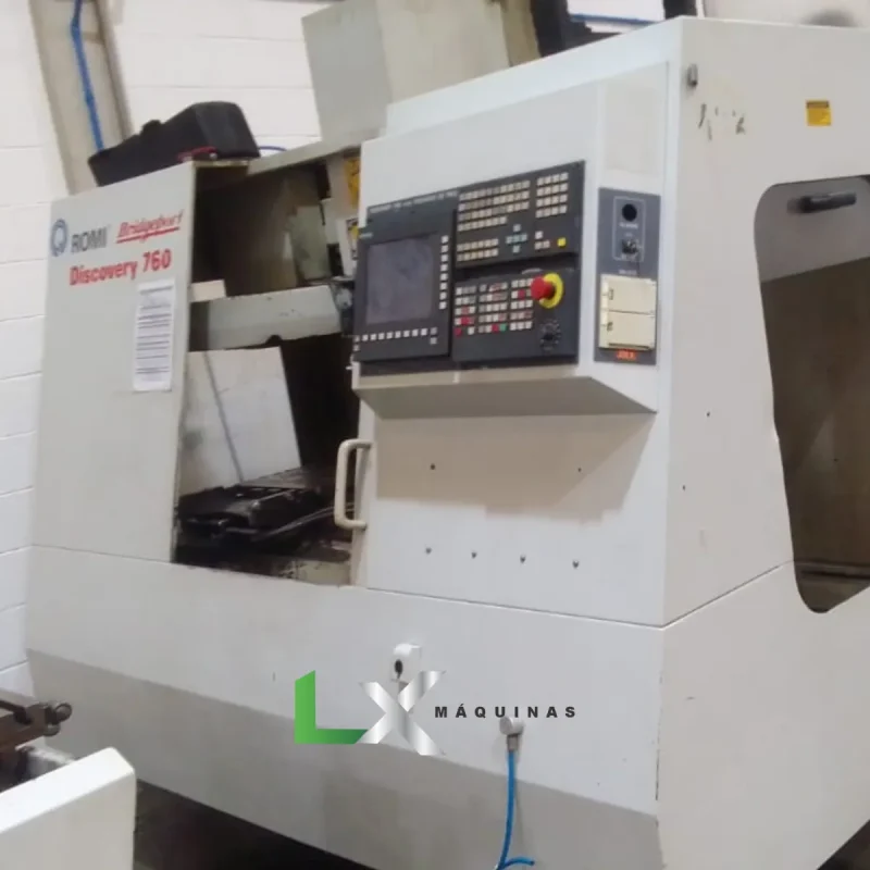 CENTRO DE USINAGEM ROMI BRIDGEPORT D760 – SIEMENS – COM TROCADOR DE PALETES (1)