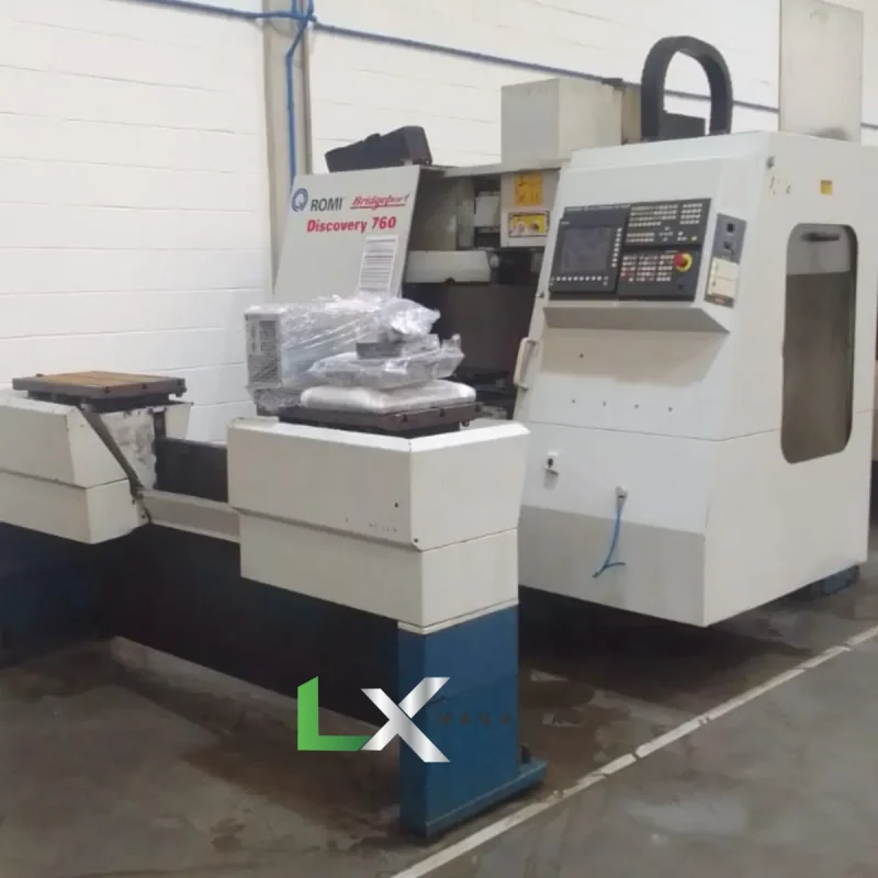 CENTRO DE USINAGEM ROMI BRIDGEPORT D760 – SIEMENS – COM TROCADOR DE PALETES (2)