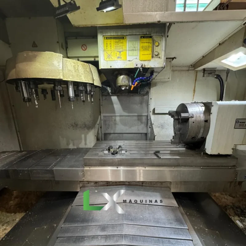 CENTRO DE USINAGEM ROMI COM 4° EIXO 2007 (6)