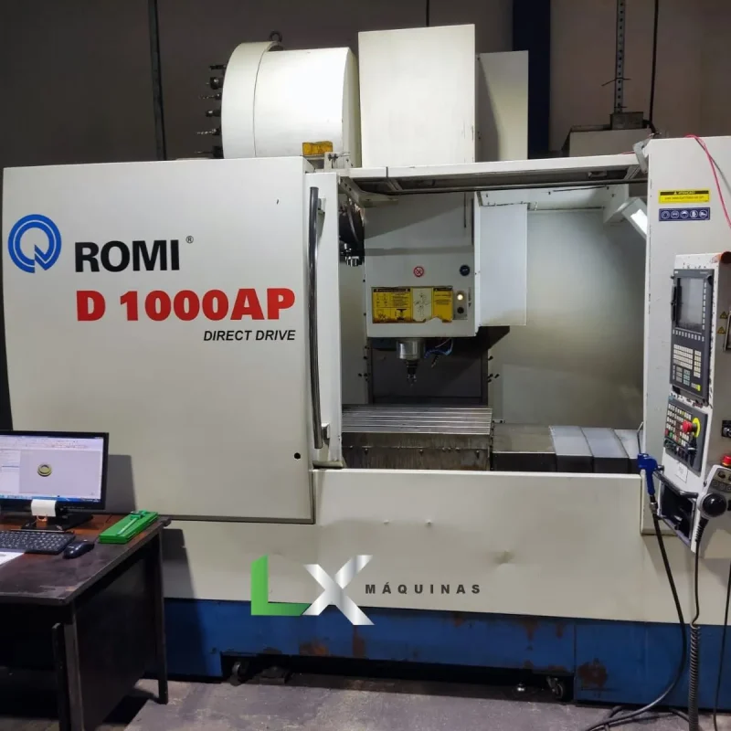 CENTRO DE USINAGEM ROMI D1250 - 15.000 RPM DIRECT DRIVE - ANO 2012 (1)