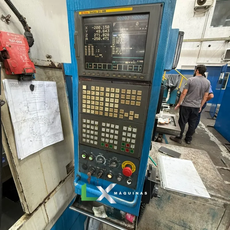 CENTRO DE USINAGEM ROMI D1250 - FANUC - ANO 2005 (3)