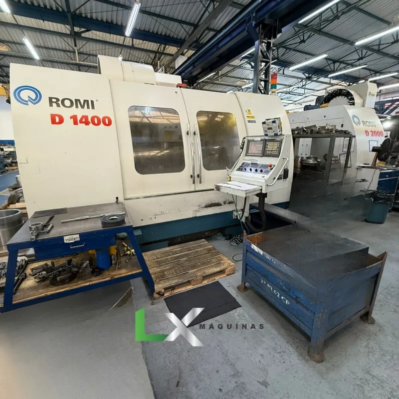 CENTRO DE USINAGEM ROMI D1400 - FANUC - COM 4 EIXO - ANO 2010 (1)