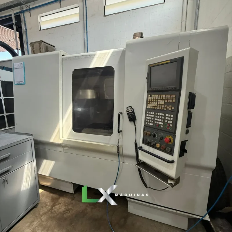 CENTRO DE USINAGEM ROMI D760 FANUC COM 4 EIXO - ANO 2008 (1)