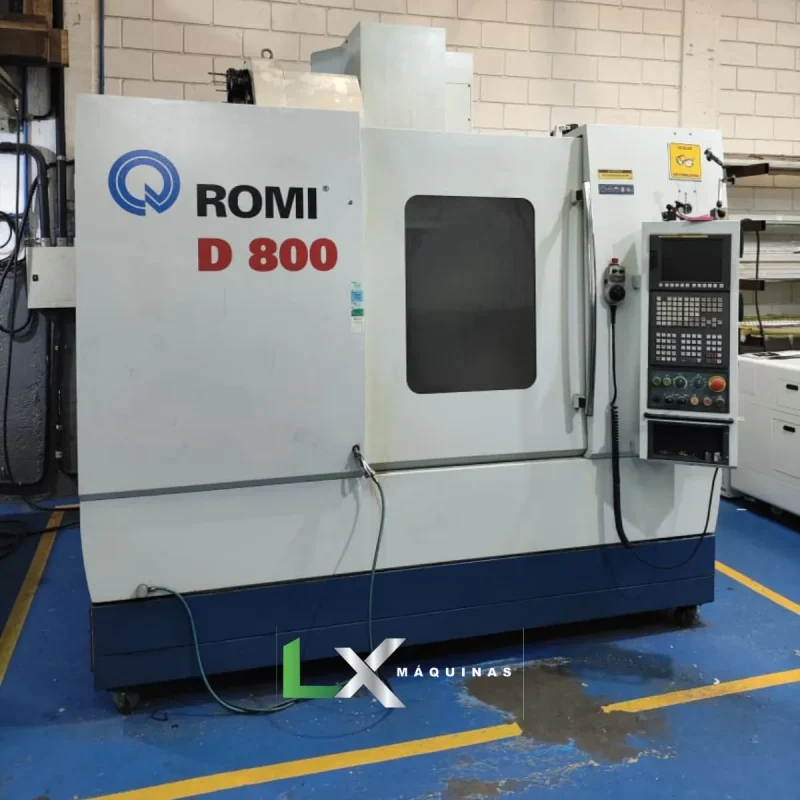 CENTRO DE USINAGEM ROMI D800 FANUC - ANO 2010 (7)