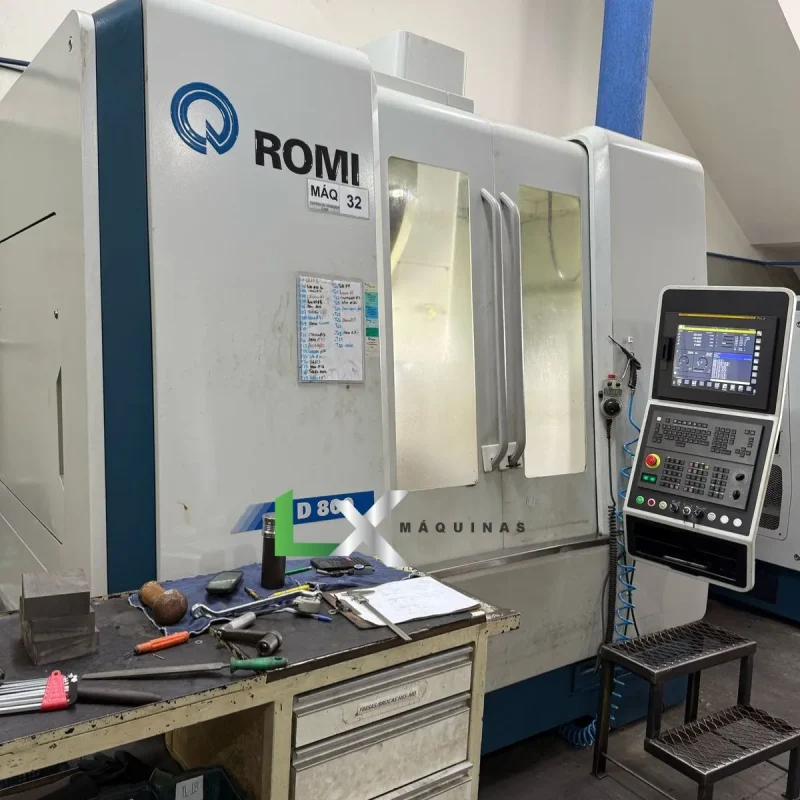 CENTRO DE USINAGEM ROMI D800 - FANUC - ANO 2022 (8)