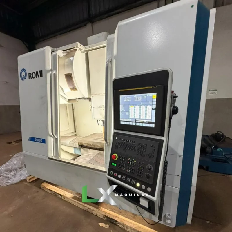 CENTRO DE USINAGEM ROMI D800 NOVA GERAÇÃO – FANUC – ANO 2021 (3)