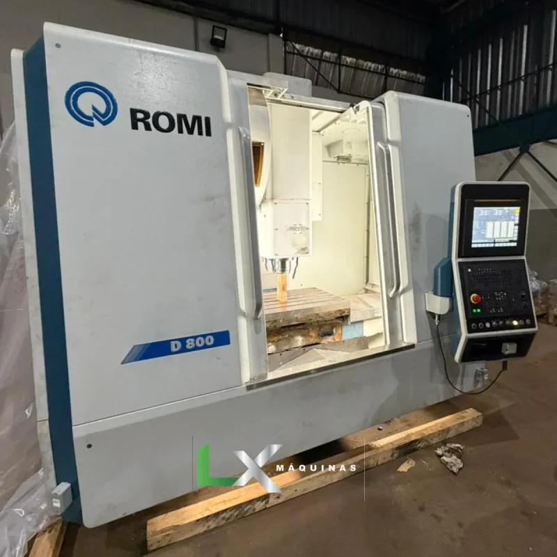 CENTRO DE USINAGEM ROMI D800 NOVA GERAÇÃO – FANUC – ANO 2021 (5)