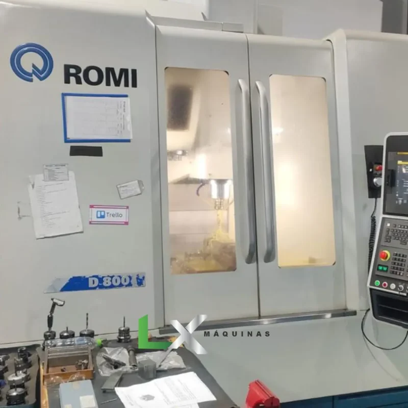 CENTRO DE USINAGEM ROMI D800 – FANUC – ANO 2020 (4)