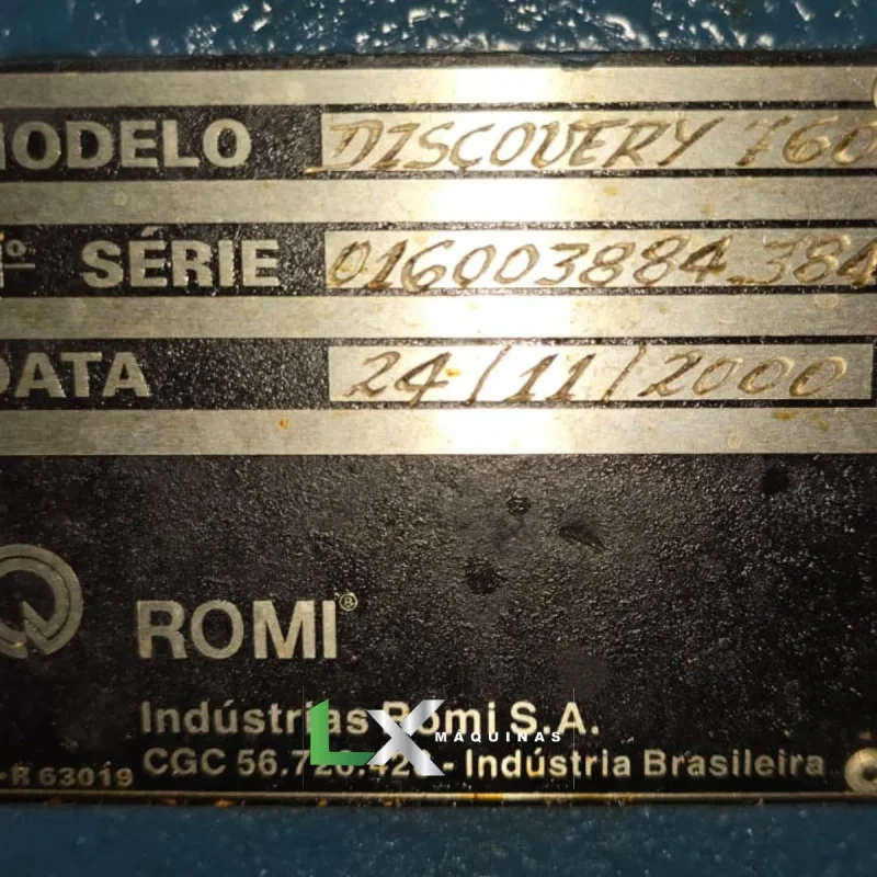 CENTRO DE USINAGEM ROMI DISCOVERY 760 - SIEMENS - 2000 (2)