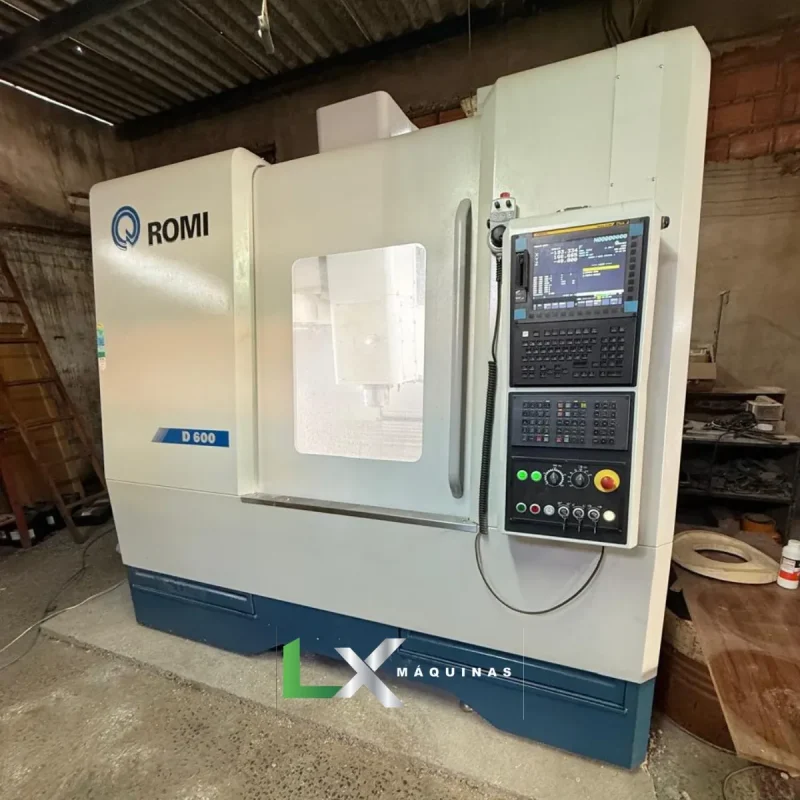 CENTRO DE USINAGEM VERTICAL ROMI D600 FANUC - ANO 2022 (13)