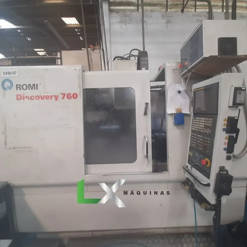 CENTRO DE USINAGEM VERTICAL ROMI D760 - 2004 - FANUC (5)
