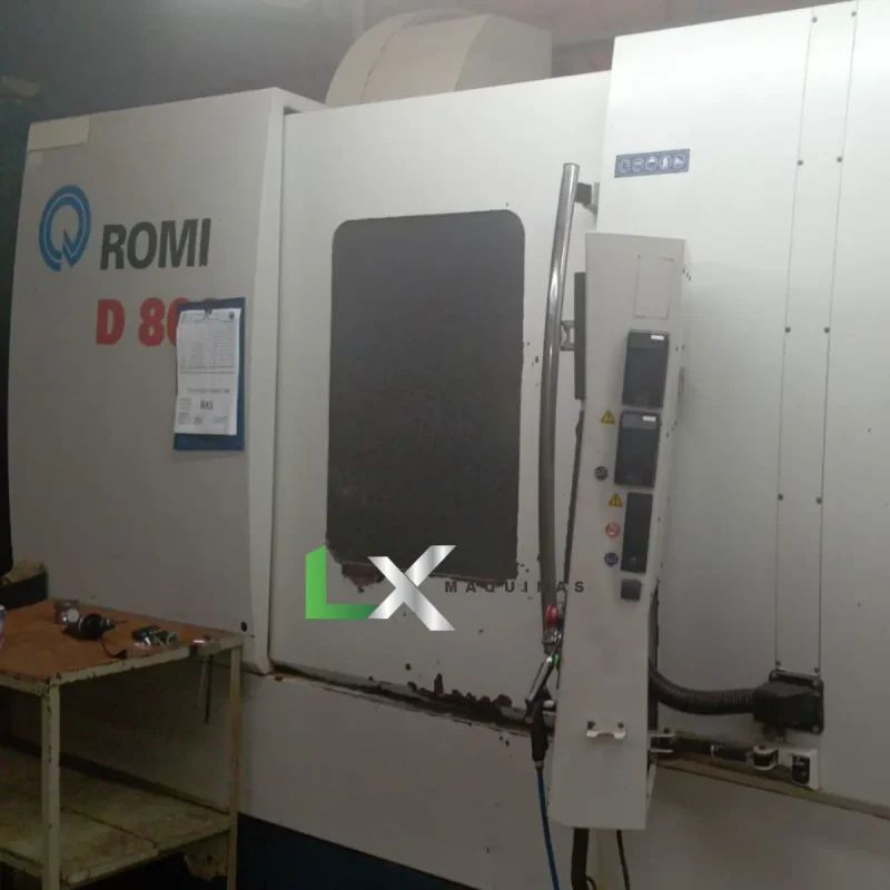 CENTRO DE USINAGEM VERTICAL ROMI D800 - FANUC - 12.000 RPM (5)