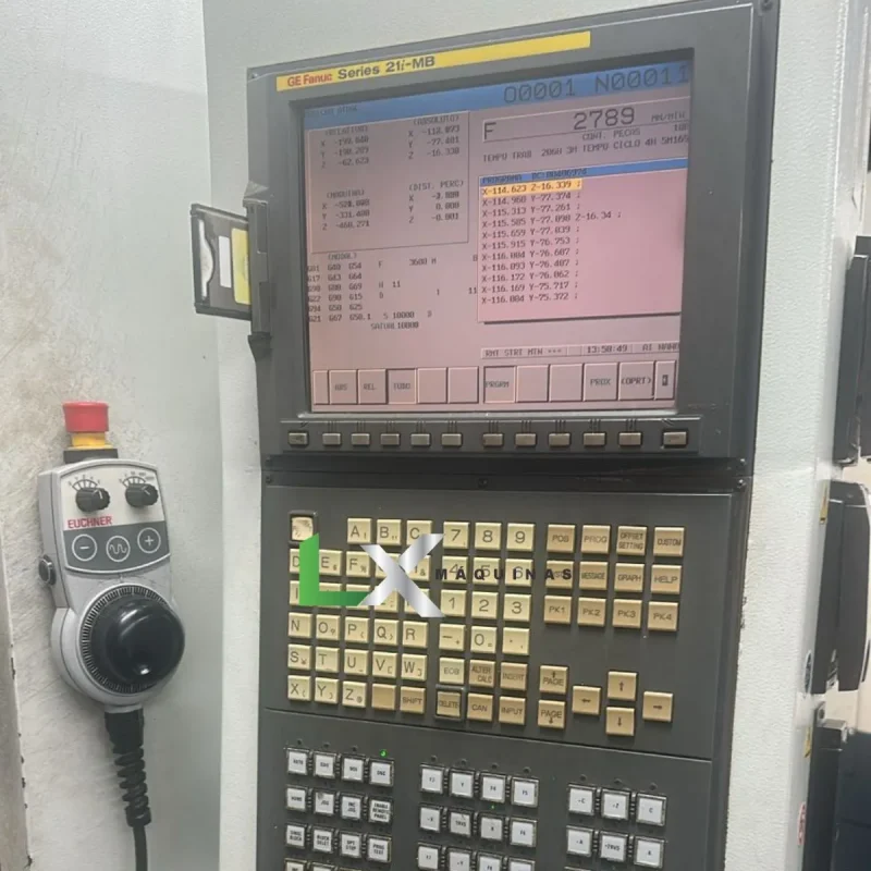 CENTRO DE USINAGEM VERTICAL ROMI D800 - FANUC - 12.000 RPM (8)