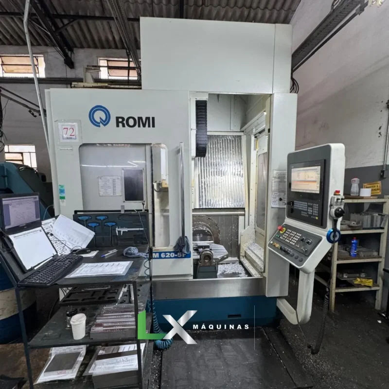 CENTRO DE USINAGEM VERTICAL ROMI -DMC 620 5F -SIEMENS - 2015 (2)