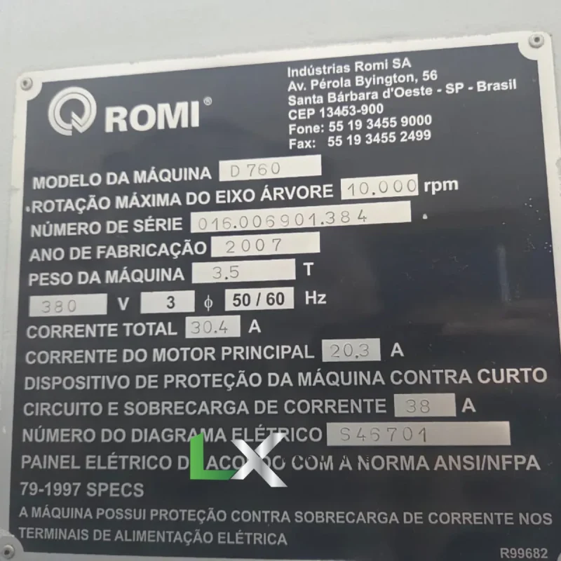Centro de Usinagem ROMI Discovery 760 (1)