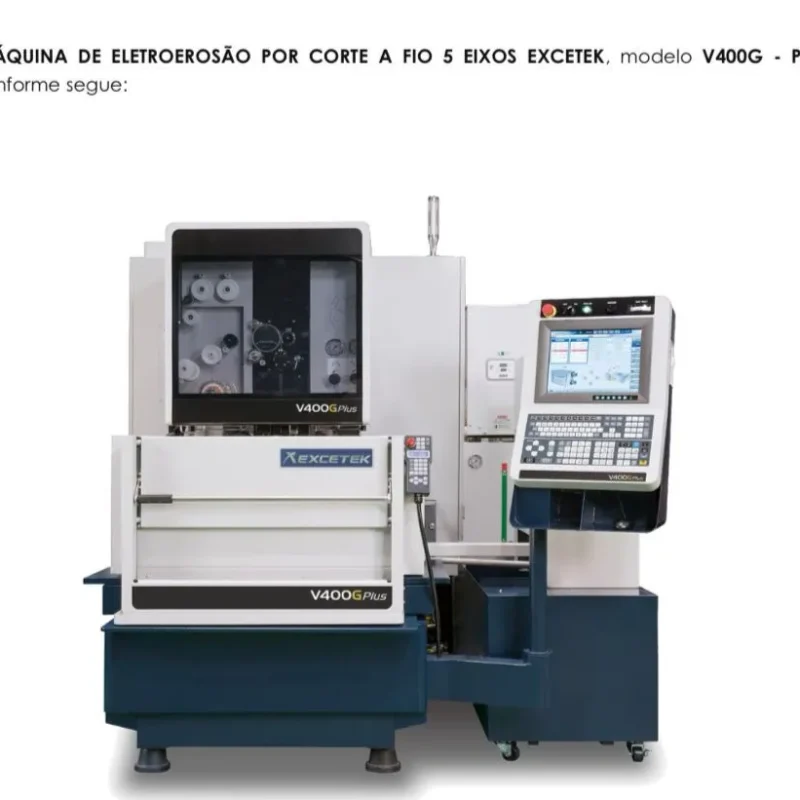 ELETROEROSÃO A FIO CNC 5 EIXOS EXCETEK V400G PLUS - 2023 (2)