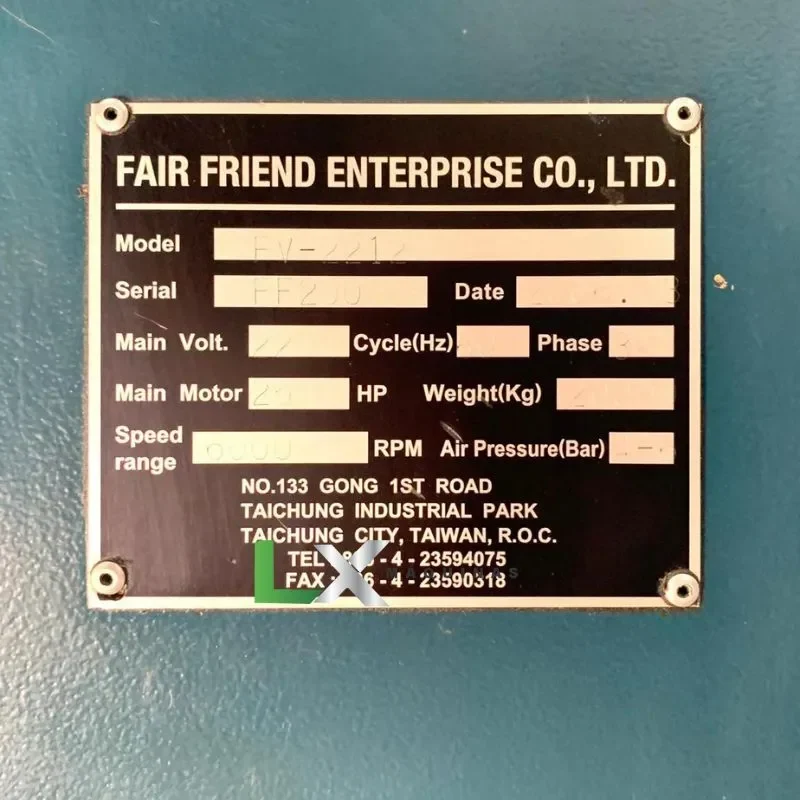 FRESADORA CNC PORTAL FEELER MODELO FV-2212 (21)