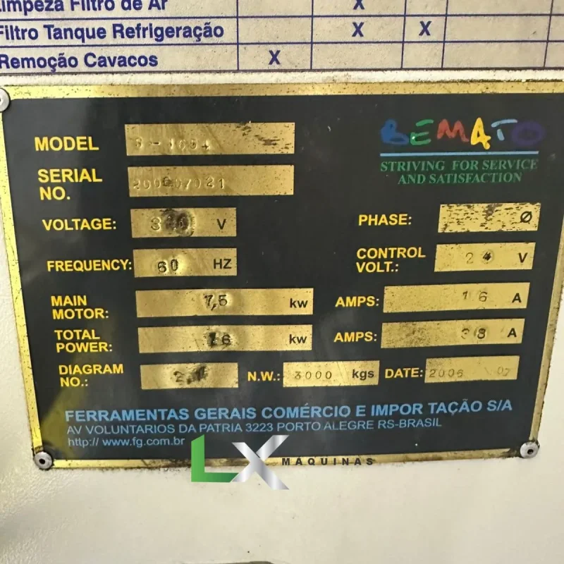 FRESADORA CNC SUNLIKE FAGOR S1654 - 2006 - 1000 X 500 X 550 MM (1)