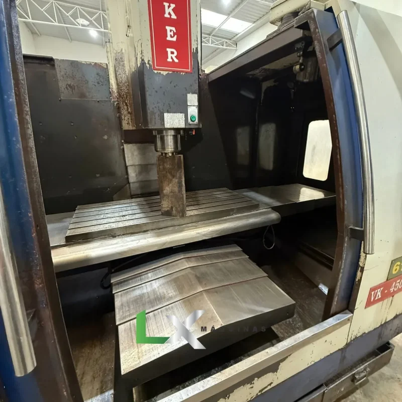 FRESADORA CNC VEKER VK4500D SIEMENS - 1000 X 500 X 550MM - ANO 2008 (3)