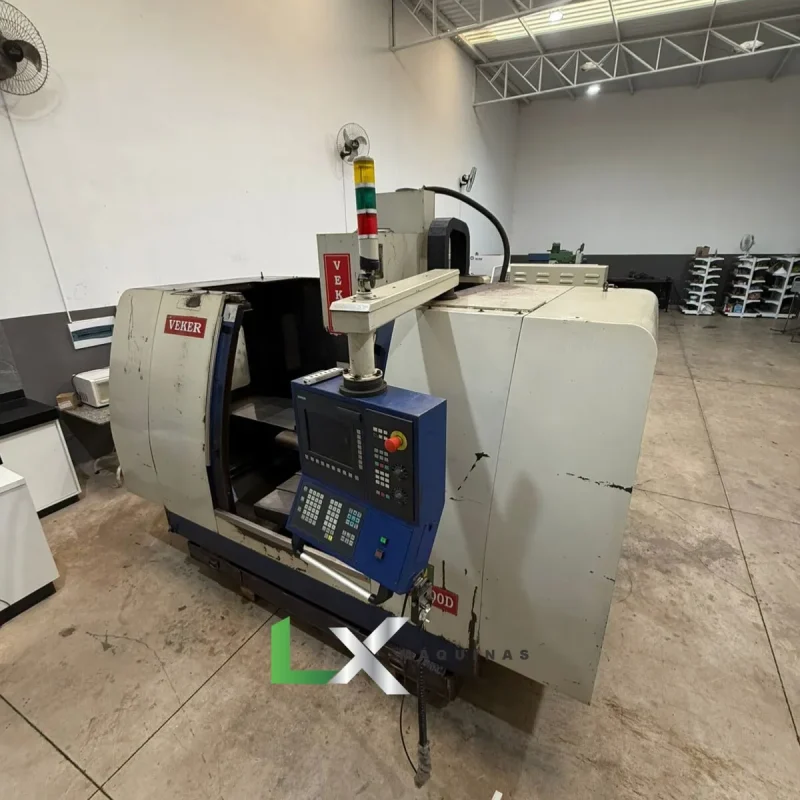 FRESADORA CNC VEKER VK4500D SIEMENS - 1000 X 500 X 550MM - ANO 2008 (6)
