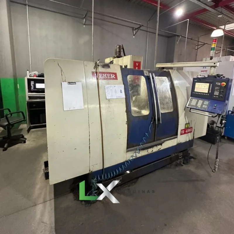 FRESADORA CNC VEKER VK4500D SIEMENS - 1000 X 500 X 550MM - ANO 2008 (7)