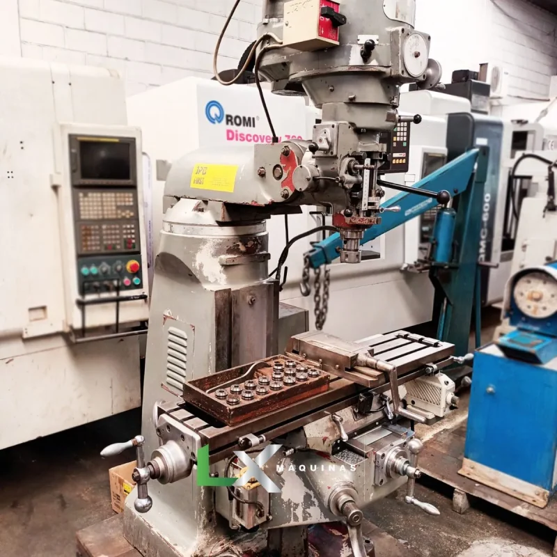 FRESADORA FERRAMENTEIRA FIRST ISO 30 - AVANÇO AUTOMÁTICO EM X +DIGITAL NOS 3 EIXOS (2)